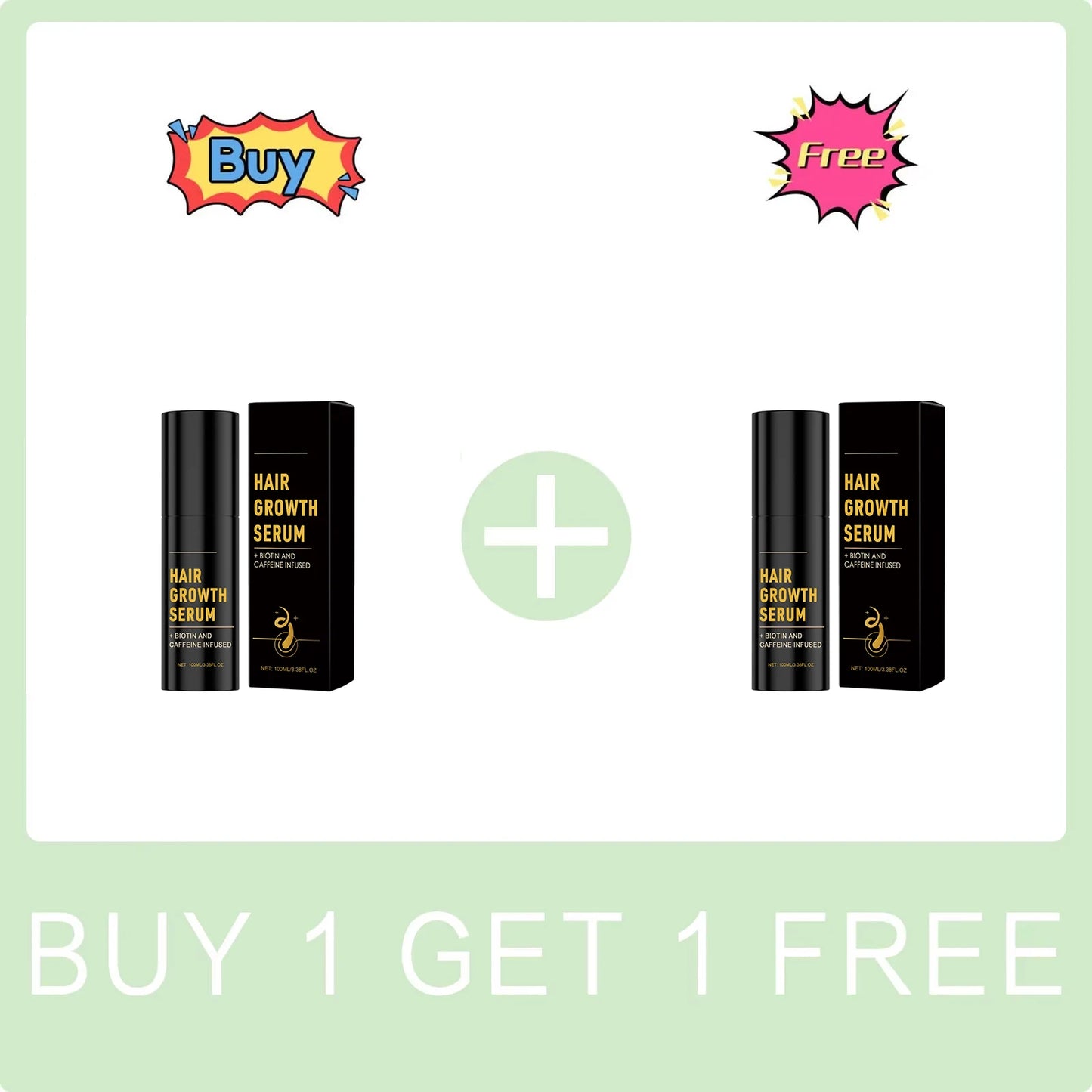 Biotin & Caffeine Hair Growth Serum | Scalp Repair & Regrowth Treatment